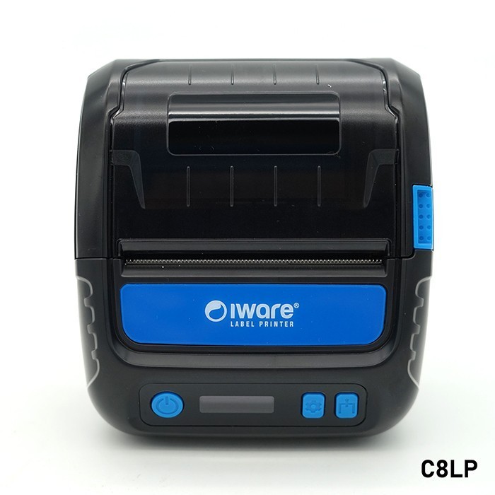 Mini Portable Printer Thermal Label Barcode 80Mm Bluetooth Iware C8Lp