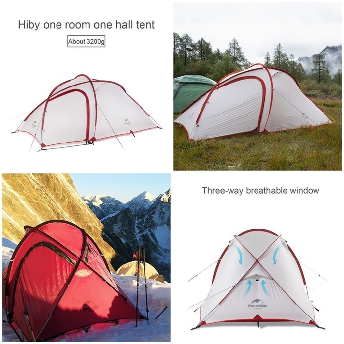Tenda Naturehike Hiby Nh19Zp016 20D Hiby Tent 2-3P