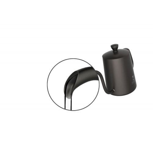 Timemore Fish Drip Kettle 900Ml Black Teflon Coated 90 Degree Pouring