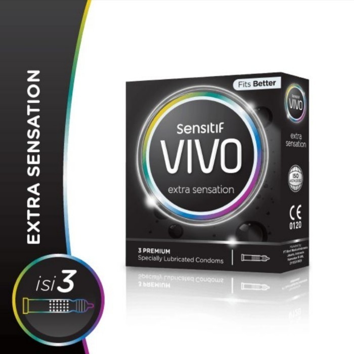 VIVO CONDOM EXTRA SENSATION - KONDOM SENSITIF EXTRA SENSATION