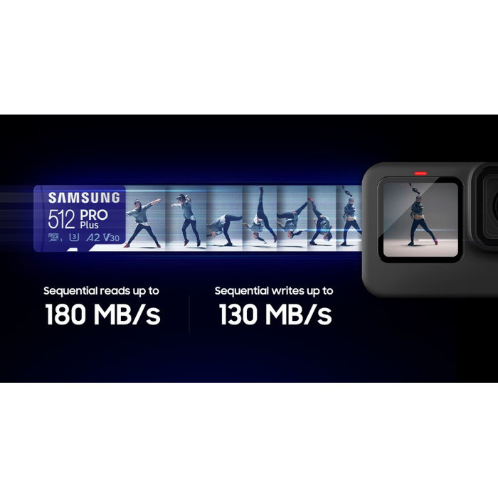 Samsung Microsd Pro Plus 256Gb Microsd Sdxc Memory Card Micro Sd