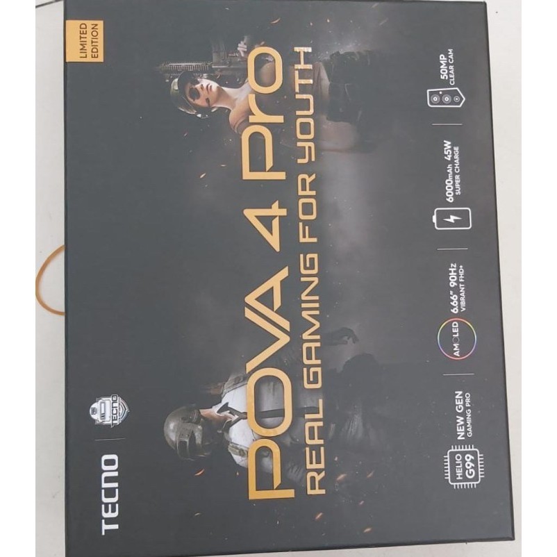 Tecno Pova 4 Pro Nfc 8/256 Ram 8Gb Internal 256Gb Garansi Resmi