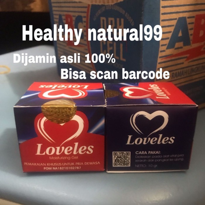 LOVELESS-LOVELES GEL ORIGINAL BPOM 100% ASLI