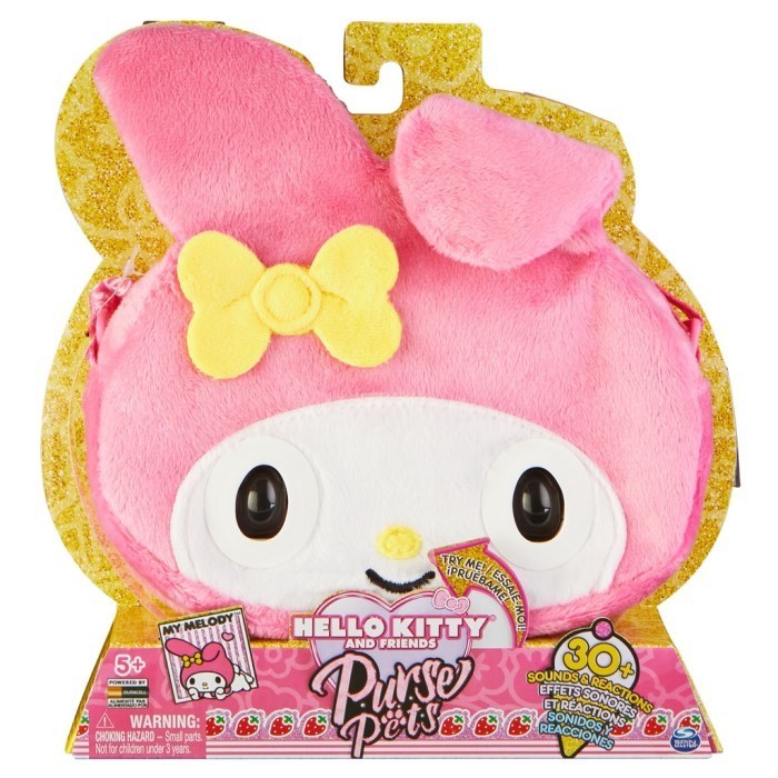 Mainan Interaktif Tas Mini Sanrio Purse Pets