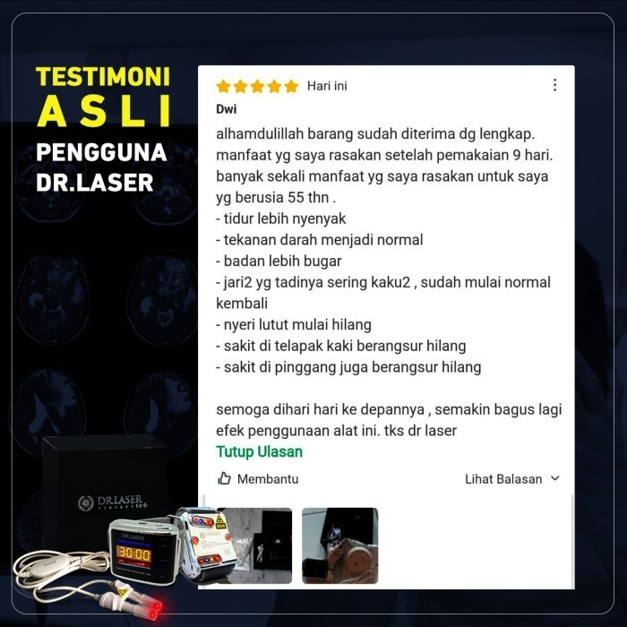 Dr Laser Perfect 10 Plus Gogomall Terapi Melancarkan Sirkulasi Darah