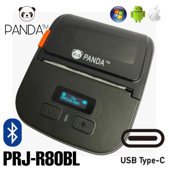 Portbale/Mobile Label Thermal Printer Prj-R80Bl 80Mm U/ Resi Tokopedia Termurah Terlaris Promo