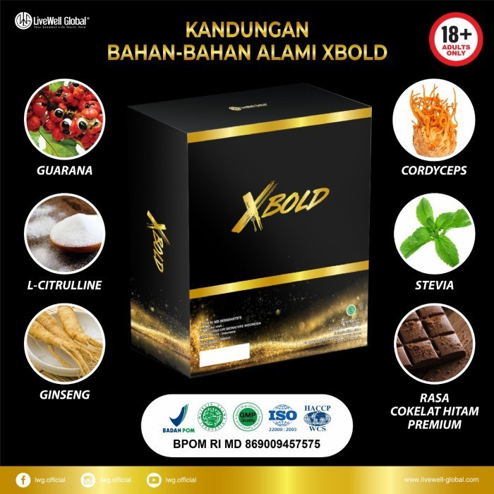 XBOLD SUPLEMEN VITALITAS PRIA (1 BOX/15 SACHET)