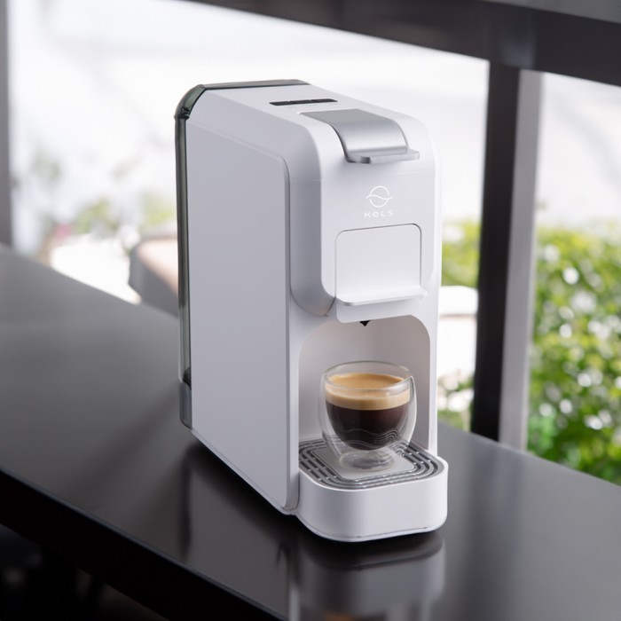 Kels 800 Ml Coffee Maker 3 In 1 - Putih