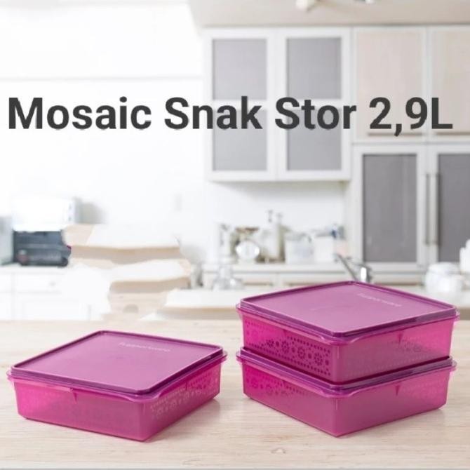 Promo Kotak Kue Tupperware Snack Stor (1) Toples Kue Ready Hazelbrand