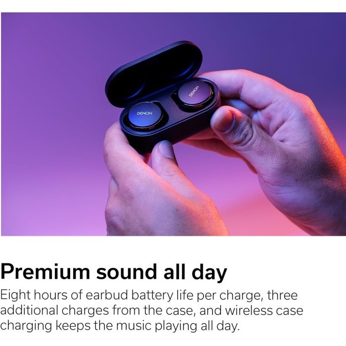 Denon Ahc-15Pl Ah-C15Pl Perl Pro True Wireless Tws Anc Qualcomm Aptx