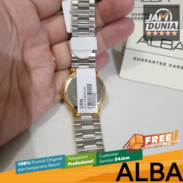 Alba Original Atxq90X1 Atxq Atxq90 Atx Jam Tangan Wanita Jam Wanita Ct