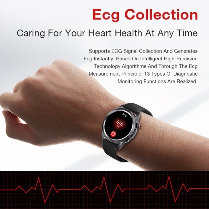 Aolon Ecg Smart Watch Blood Pressure Body Temperature Health Watch