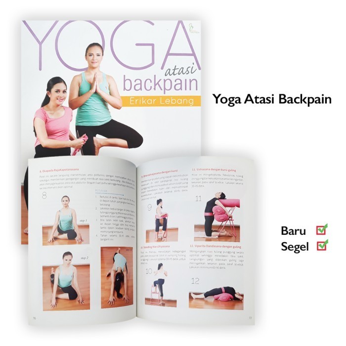 

Buku Kesehatan Yoga Atasi Backpain Penyakit Punggung By Erikar Lebang