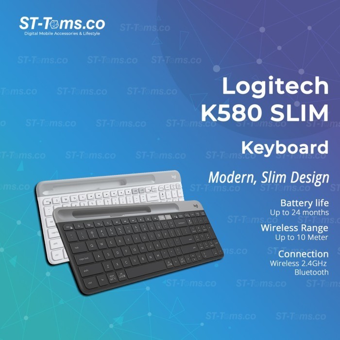 Logitech K580 Slim Multi-Device Wireless Keyboard
