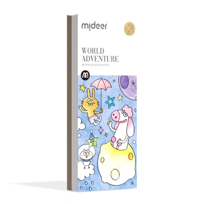 

Mideer Watercolour Painting World Adventure Mewarna Colouring Activity