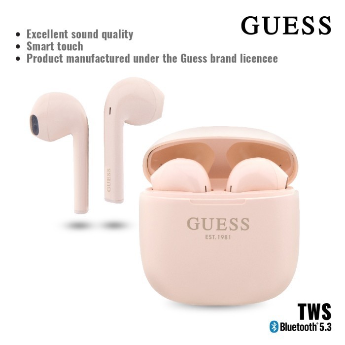 True Wireless Earbuds Bluetooth Ipx6 Guess Tws Classic Est. Sries
