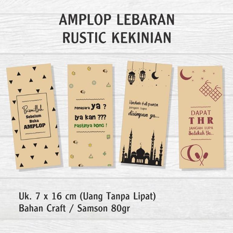 

Promo Hemat Amplop Lebaran / Angpau Lebaran / Amplop Hari Raya Idul Fitri Keren, Unik Dan Aesthetic Jaminan Original
