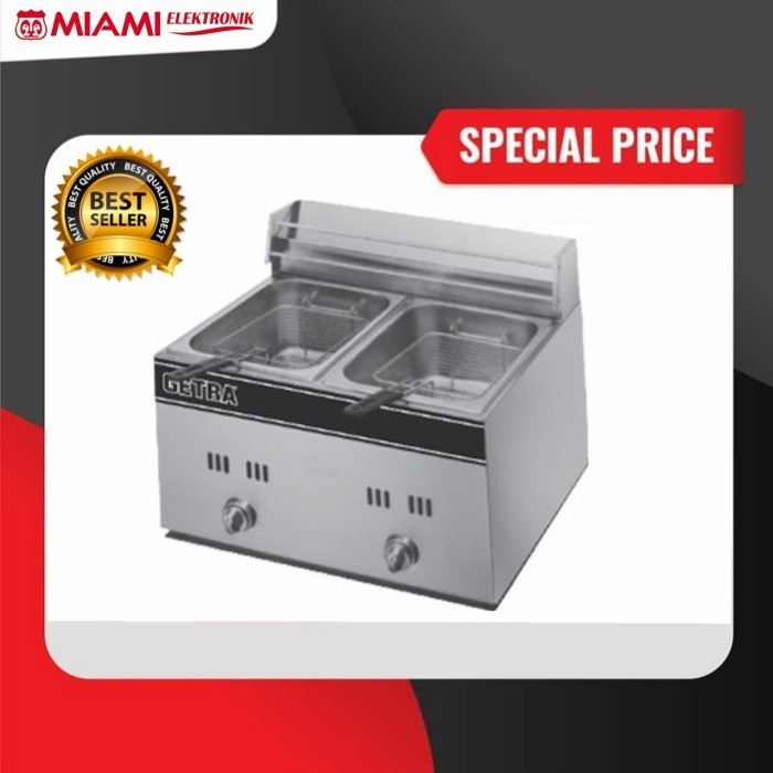 Gas Deep Fryer Getra Gf102G / Penggorengan Getra Gf102 Getra Gf 102G
