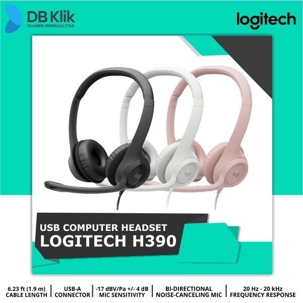 Headset Logitech H390 Usb