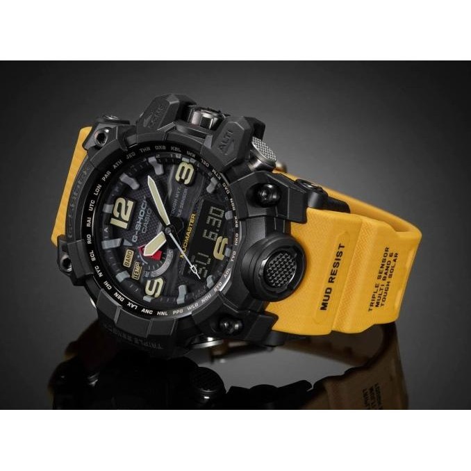 Jam Tangan Pria Sport Casio G-shock Mudmaster GWG 1000 Strap Yellow