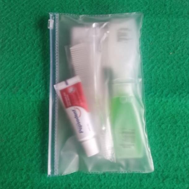 

NEW plastik mika buram zipper / dompet mika masker 10 pcs TERLARIS