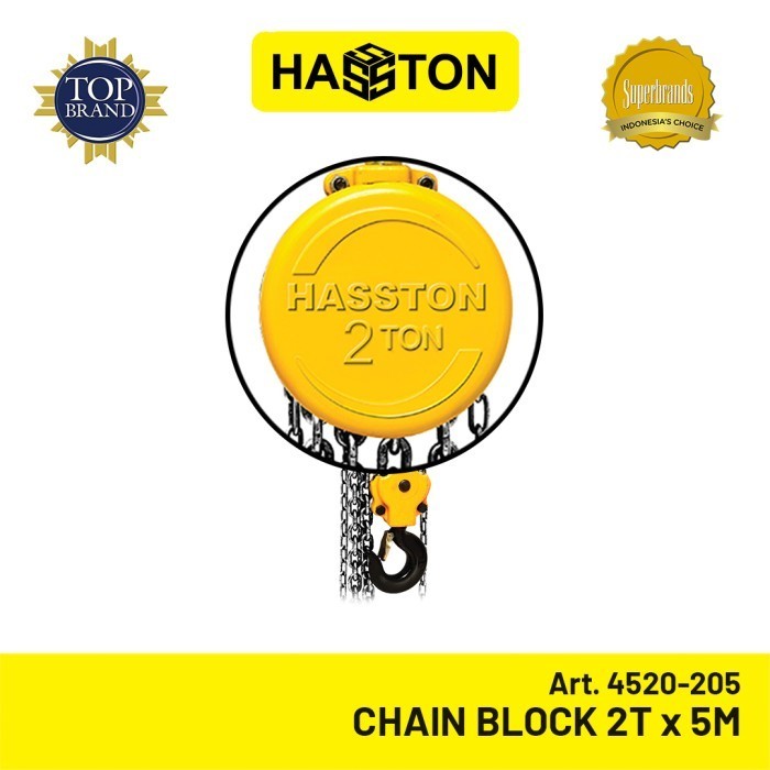 Hasston Prohex Chain Block / Takel 2 Ton X 5 Meter (4520-205)