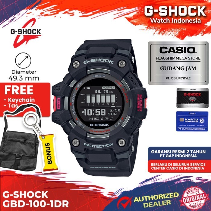 G-Shock Gshock Gbd-100-1Dr Gbd-100-1D Gbd-100 Gbd100 Gbd 100