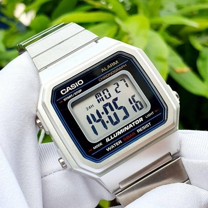 Casio B650Wd-1Adf - Jam Tangan Unisex Pria Wanita B650Wd-1A Silver