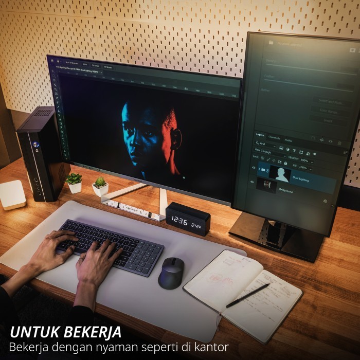 Imba Workplay Pc Ryzen 5 4600G Vega 6 16Gb Rakitan Mini Pc