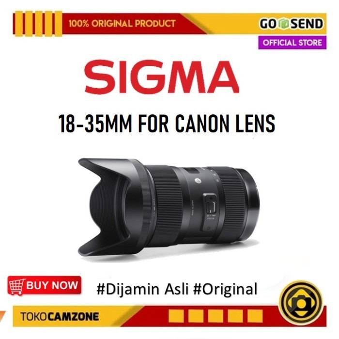 Lensa Sigma For Canon 18-35Mm F/1.8 Dc Hsm Art - Lensa Sigma For Canon Termurah Terlaris Promo