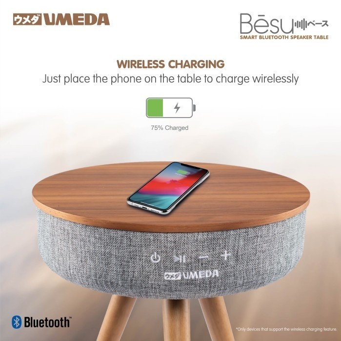 Umeda Besu Bluetooth Speaker Table / Minimalis Coffee Table