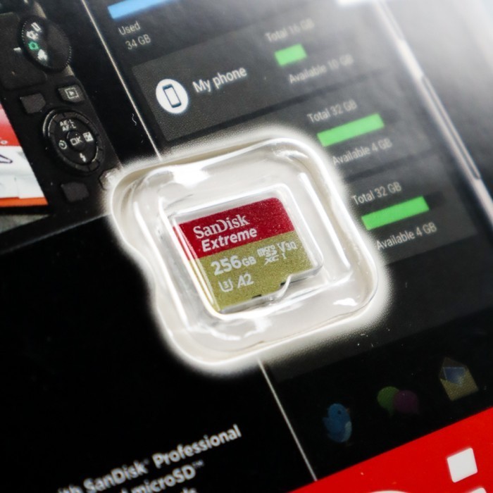 Sandisk Extreme Micro Sd Xc Card Memory Card 256Gb A2 Original Sandisk