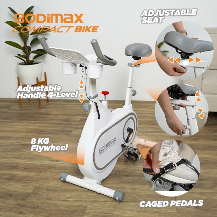 Bodimax Compact Bike/ Sepeda Statis/ Spinning Bike/ Alat Gym/ Fitness