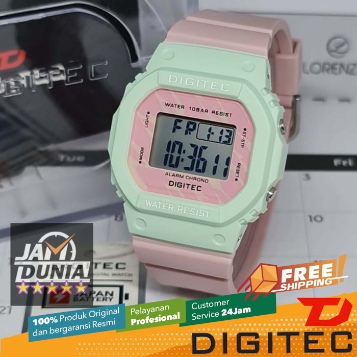 Digitec Original Bdg-7024T Rp Bdg7024 Digitec 7024 Jam Tangan Wanita