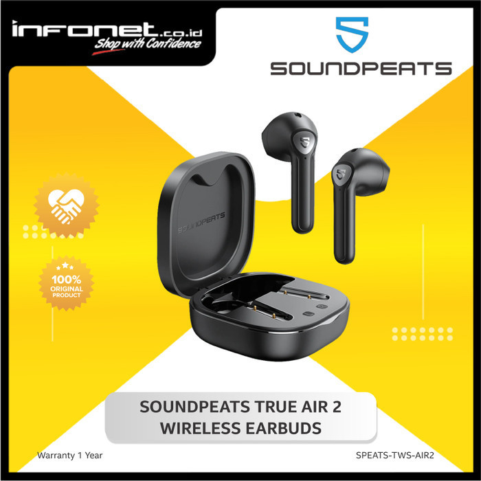 Soundpeats True Air 2 Wireless Earbuds Termurah Terlaris Promo