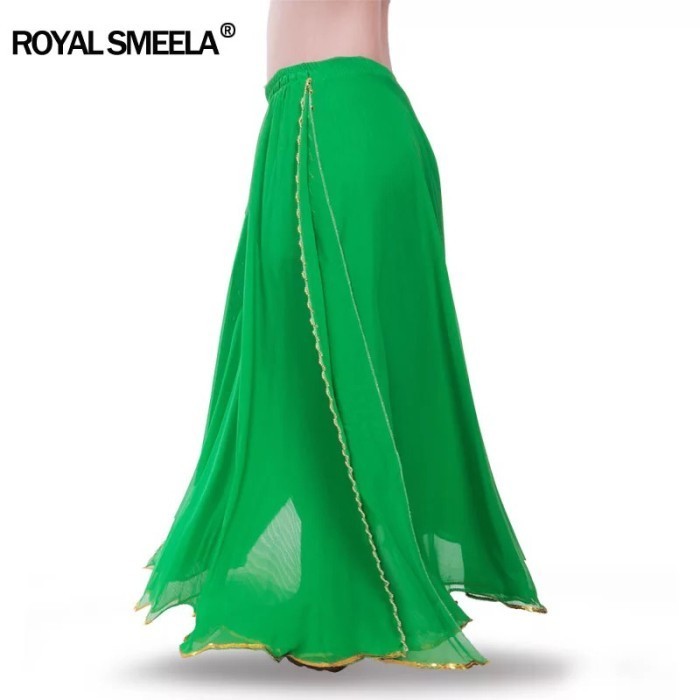 Belly Dance Rok Pkk Manik Long Skirt Kostum Tari Dance Senam Zumba