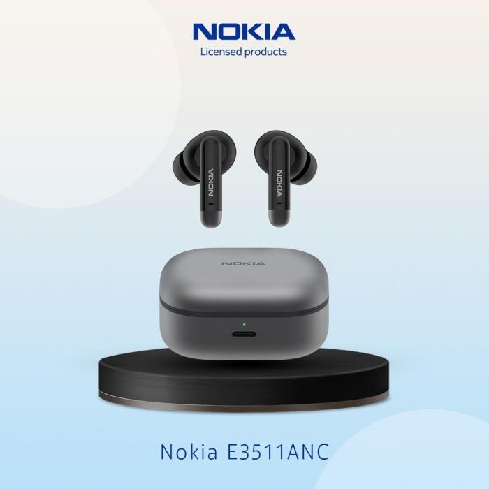 Nokia E3511 Anc True Wireless Earphones Tws Low Latency Hd - Black Termurah Terlaris Promo