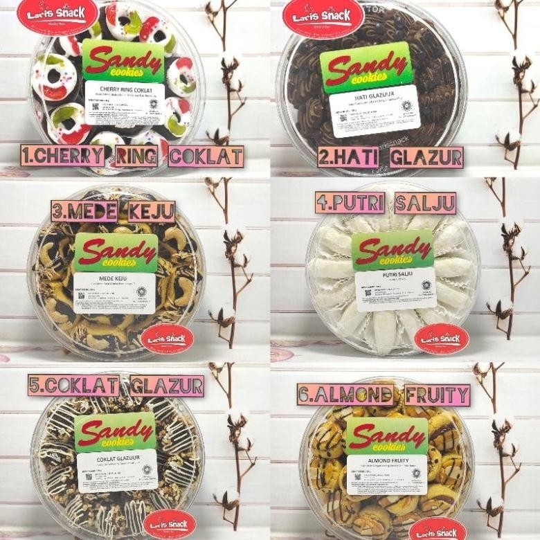 Best Seller Sandy Cookies Reguler (Hijau) Order Baca Deskripsi Produk
