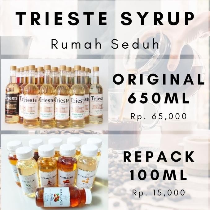 

650mL Sirup Caramel Trieste - Caramel Italian Syrup - Karamel CS