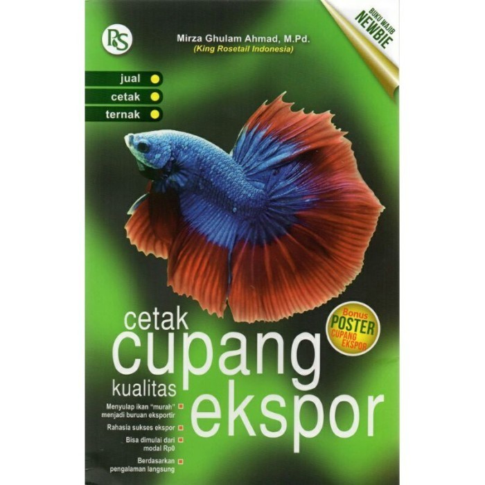

Buku Ikan Cupang Cetak Cupang Kualitas Ekspor