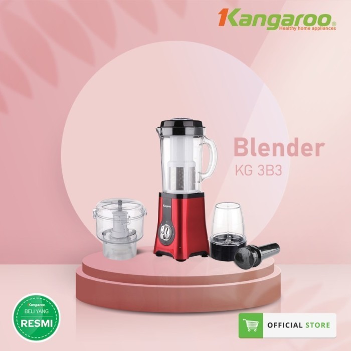 Kangaroo Blender Plastic Jar Kg3B3 Termurah Terlaris Promo
