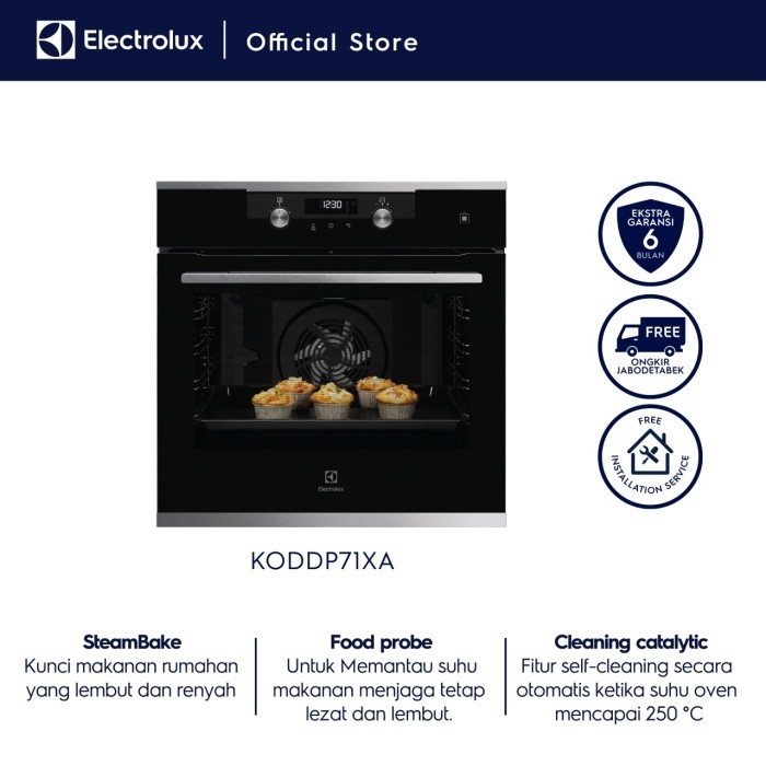 Oven Tanam Listrik Electrolux Koddp71Xa