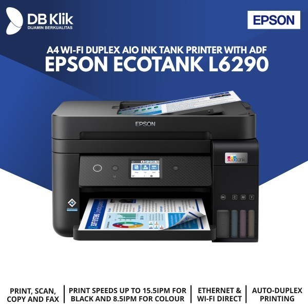 Printer Epson Ecotank L6290 A4 Wi-Fi Duplex All-In-One - Epson L 6290