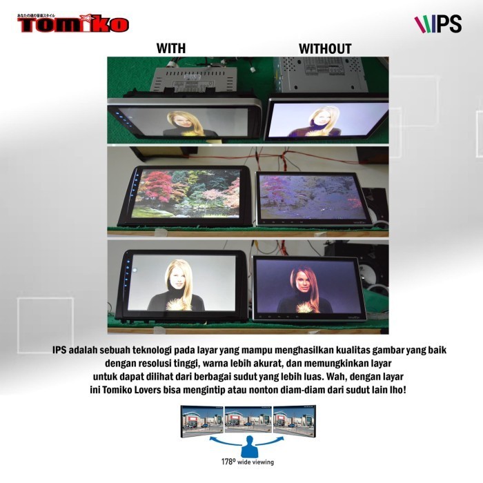 Head Unit Android Tomiko Oem For All New Toyota Rush