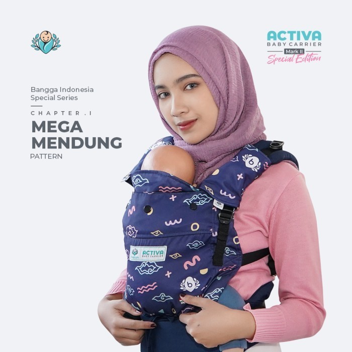 Gendongan Bayi Activa Bayiku Id Baby Carrier Ssc Seri Bangga Indonesia