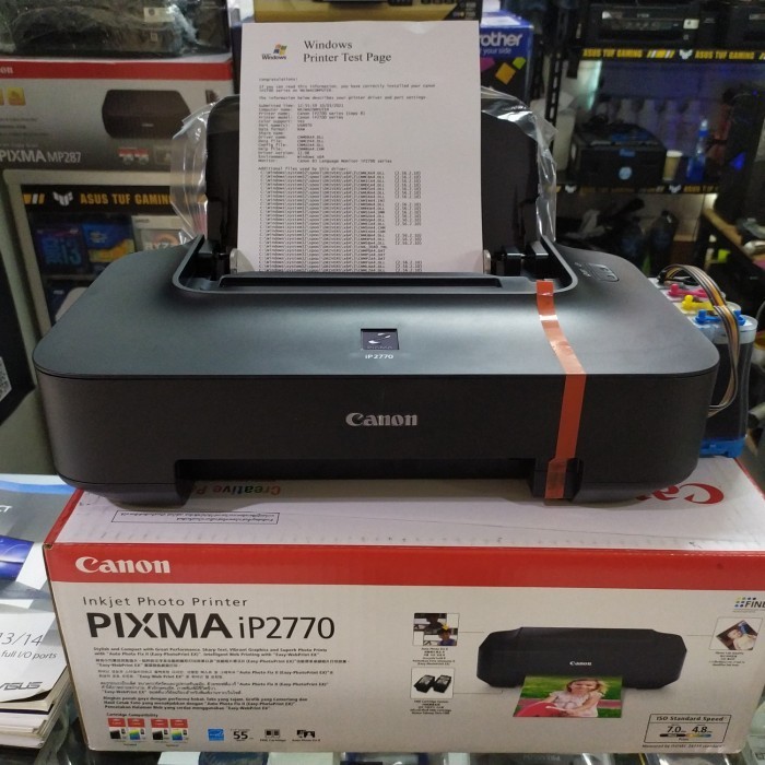 TERBARU - printer canon ip2770 + tabung infus bergaransi