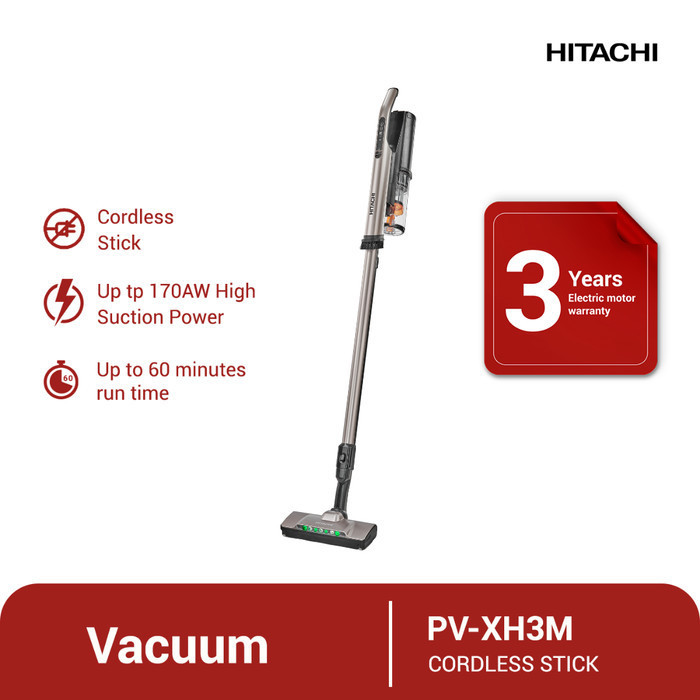Vacuum Cleaner Hitachi Pv-Xh3M Cordless Stick Pvxh3M