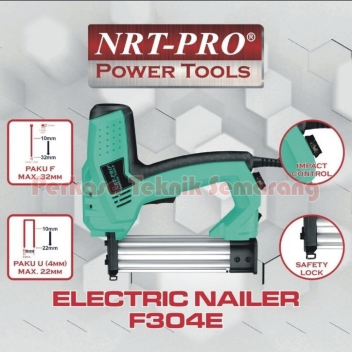 

NRT PRO F304E Mesin Paku Tembak Listrik Alat Staples Gun Electric