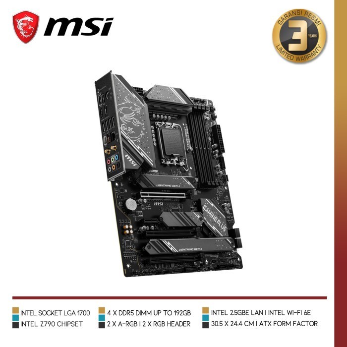 Msi Z790 Gaming Plus Wifi Motherboard Intel Z790 Lga 1700 Ddr5 Atx