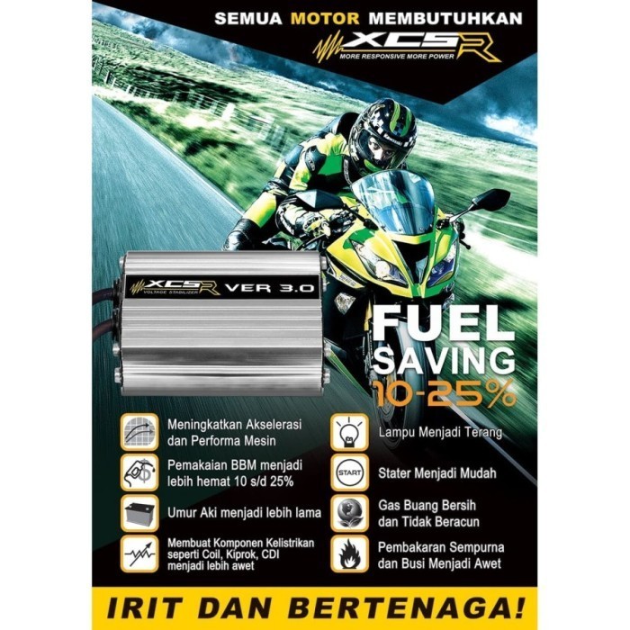 Hurricane Xcsr Ver 3.0 - Stabilizer Tegangan Aki Motor 150Cc - 250Cc Promo